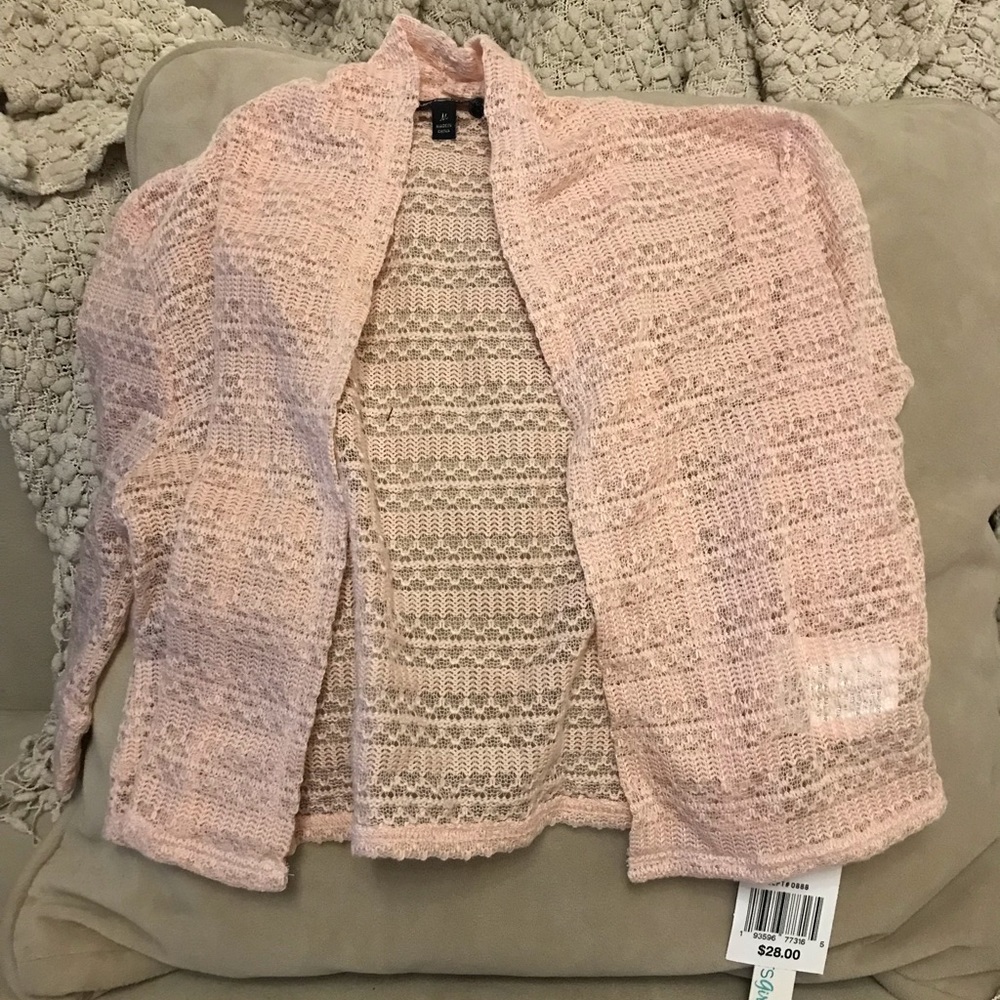 Sequin hearts girls sweater